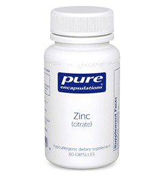 Zinc (Citrate) - 180 Capsules