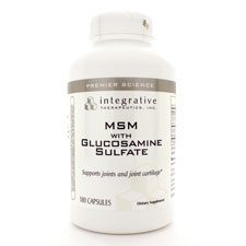 MSM with Glucosamine Sulfate 180 Capsules