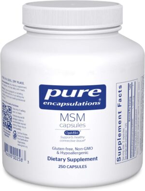 MSM Capsules - 250 Capsules