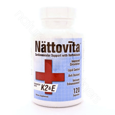 Nattovita Heart Health 120 Powder-Filled, Hard Shell, Vegetable Capsules