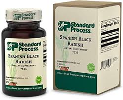 Spanish Black Radish 30 Tablets - New Medium Oval Tablet Size