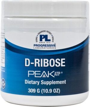 D-Ribose with Peak ATP 309 grams / 10.9 oz Powder