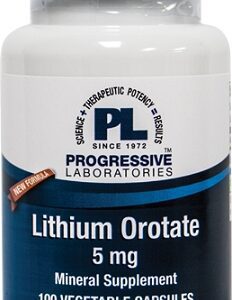 Lithium Orotate - 5 mg, 100 Capsules