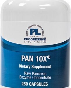Pan 10X Raw Pancreas Concentrate - 250 Capsules