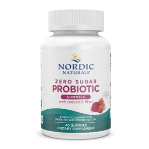 Zero Sugar Probiotic Gummies - Strawberry Watermelon (40 Count)