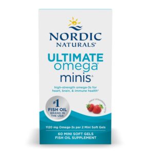 Ultimate Omega Minis - Strawberry (60 Count)