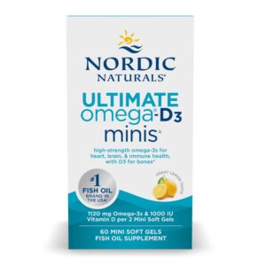 Ultimate Omega D3 Minis - Lemon (60 Count)