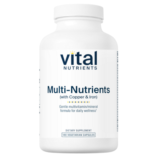 Multi-Nutrients 4 Citrate/Malate Formula (with Copper & Iron) - (180 Capsules)