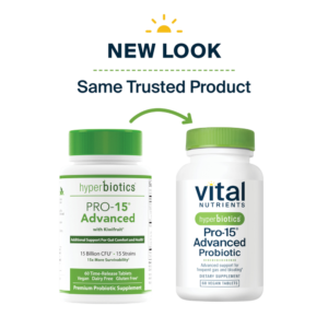 Hyperbiotics Pro-15® Advanced Probiotic (60 Tablets)