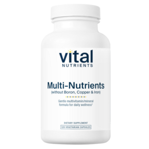 Multi-Nutrients 5 Ultra Antioxidant Formula (Boron, Copper, and Iron Free) - (120 Capsules)