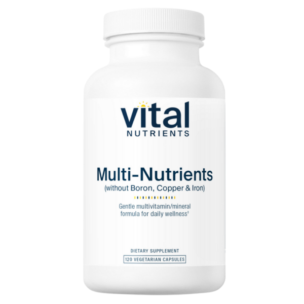 Multi-Nutrients 5 Ultra Antioxidant Formula (Boron, Copper, and Iron Free) - (120 Capsules)