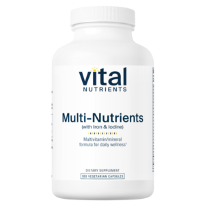 Multi-Nutrients w/Iron and Iodine (180 Capsules)