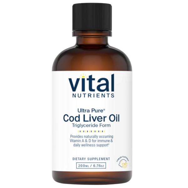 Ultra Pure® Cod Liver Oil (20 Milliliters)