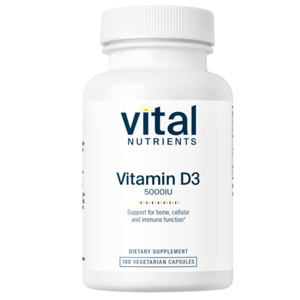 Vitamin D3 5000IU (180 Capsules)
