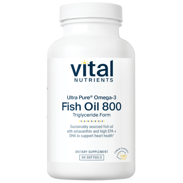 Ultra Pure® Fish Oil 800 TG (90 Softgels)