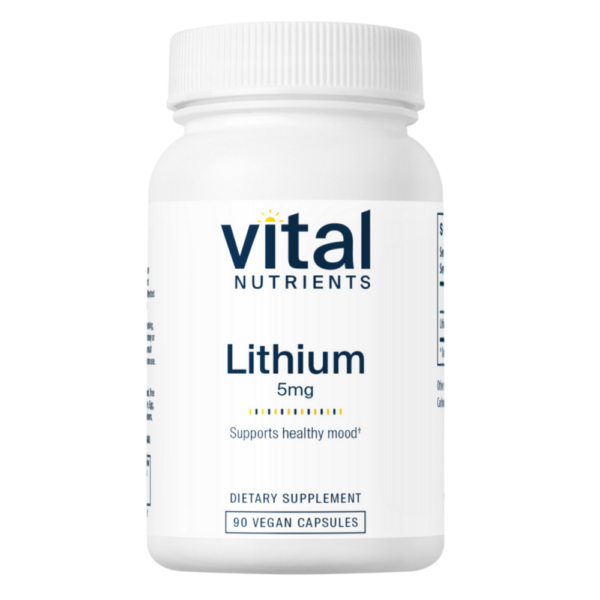 Lithium Orotate 5mg (90 Capsules)