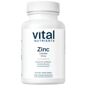 Zinc (Citrate) 30mg 90c (180 Capsules)