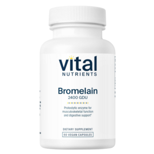 Bromelain High Potency 2400GDU 375mg (60 Capsules)