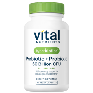 Hyperbiotics Prebiotic + Probiotic 60 Billion CFU (60 Capsules)