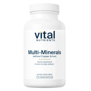 Multi-Minerals Citrate/Malate Formula (No Copper or Iron) - (120 Capsules)