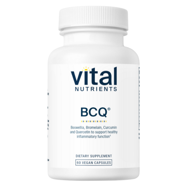 BCQ: Bromelain, Curcumin and Quercetin (60 Capsules)