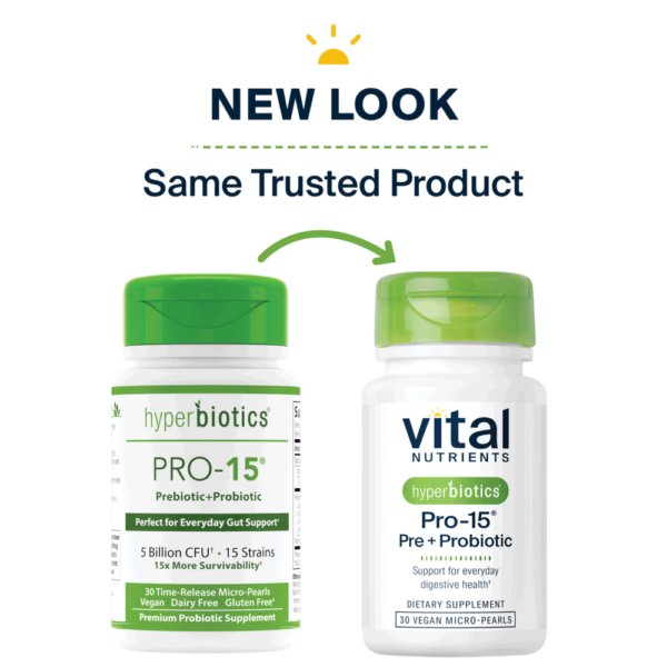Hyperbiotics Pro-15 Pre + Probiotic (30 Pearls