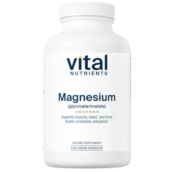 Magnesium (glycinate/malate) - (200 Capsules)