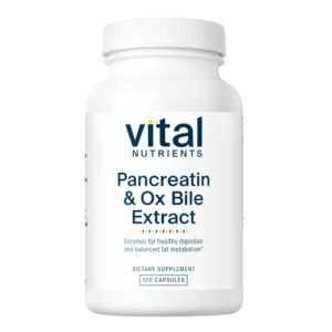 Pancreatin & Ox Bile Extract (120 Capsules)