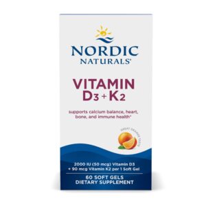 Vitamin D3+K2 - Orange (60 Count)