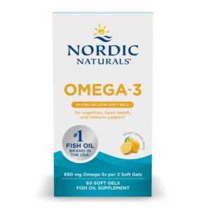 Omega-3 in Fish Gelatin - Lemon (60 Count)
