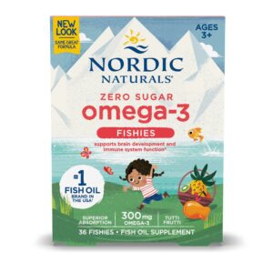 Zero Sugar Omega-3 Fishies - Tutti Frutti (36 Count)