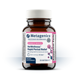 HerWellness™ Rapid Period Relief | Fast-Acting, Natural Support for Period Pain | Metagenics