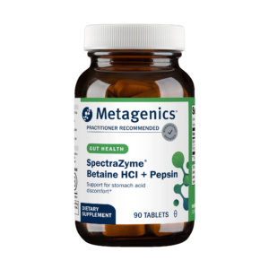SpectraZyme® Betaine HCI + Pepsin Supplement | Metagenics
