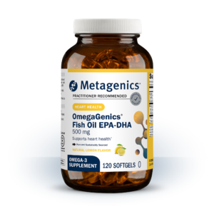 OmegaGenics® Omega-3 Fish Oil 500mg EPA-DHA | Metagenics