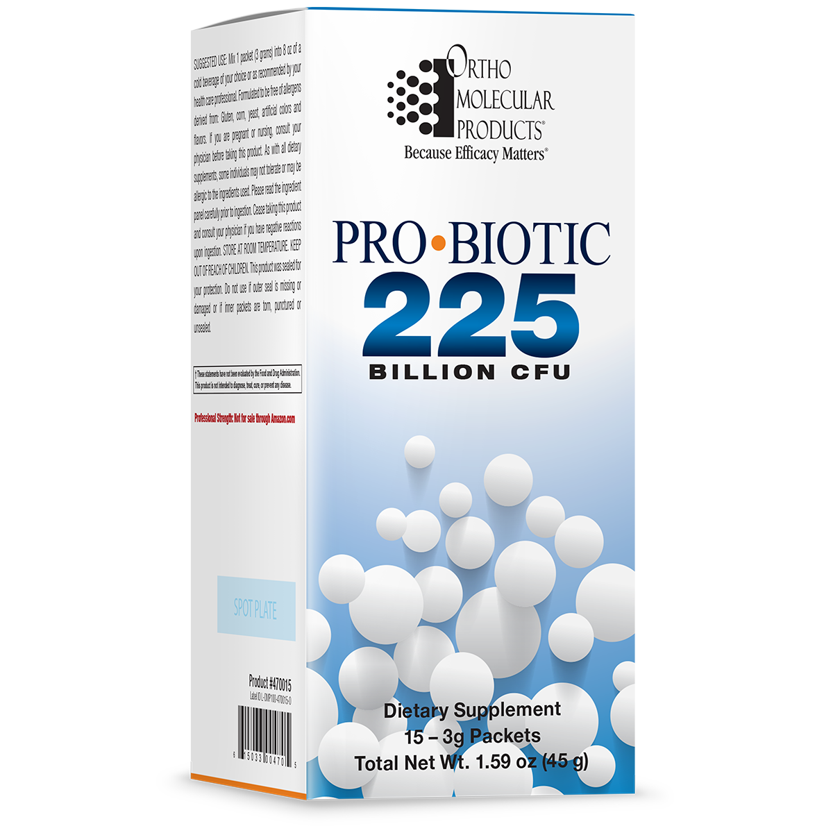 470 probiotic 225 face right