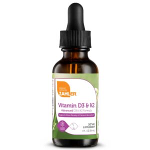 Vitamin D3 & K2 Liquid by Zahler's