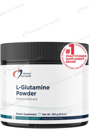 Designs for Health L Glutamine Powder 8.8g Full.jpg