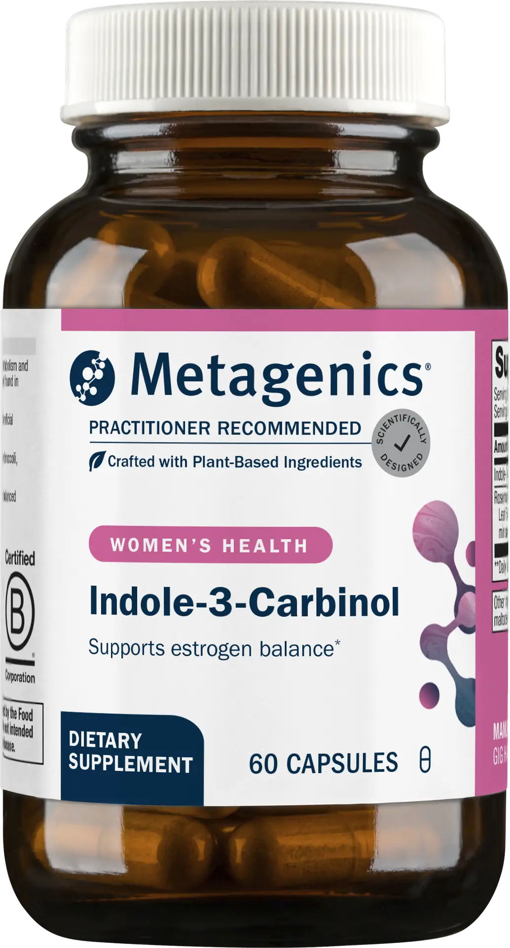 Indole 3 Carbinol LME033S 60C 120cc I3CCAP.png