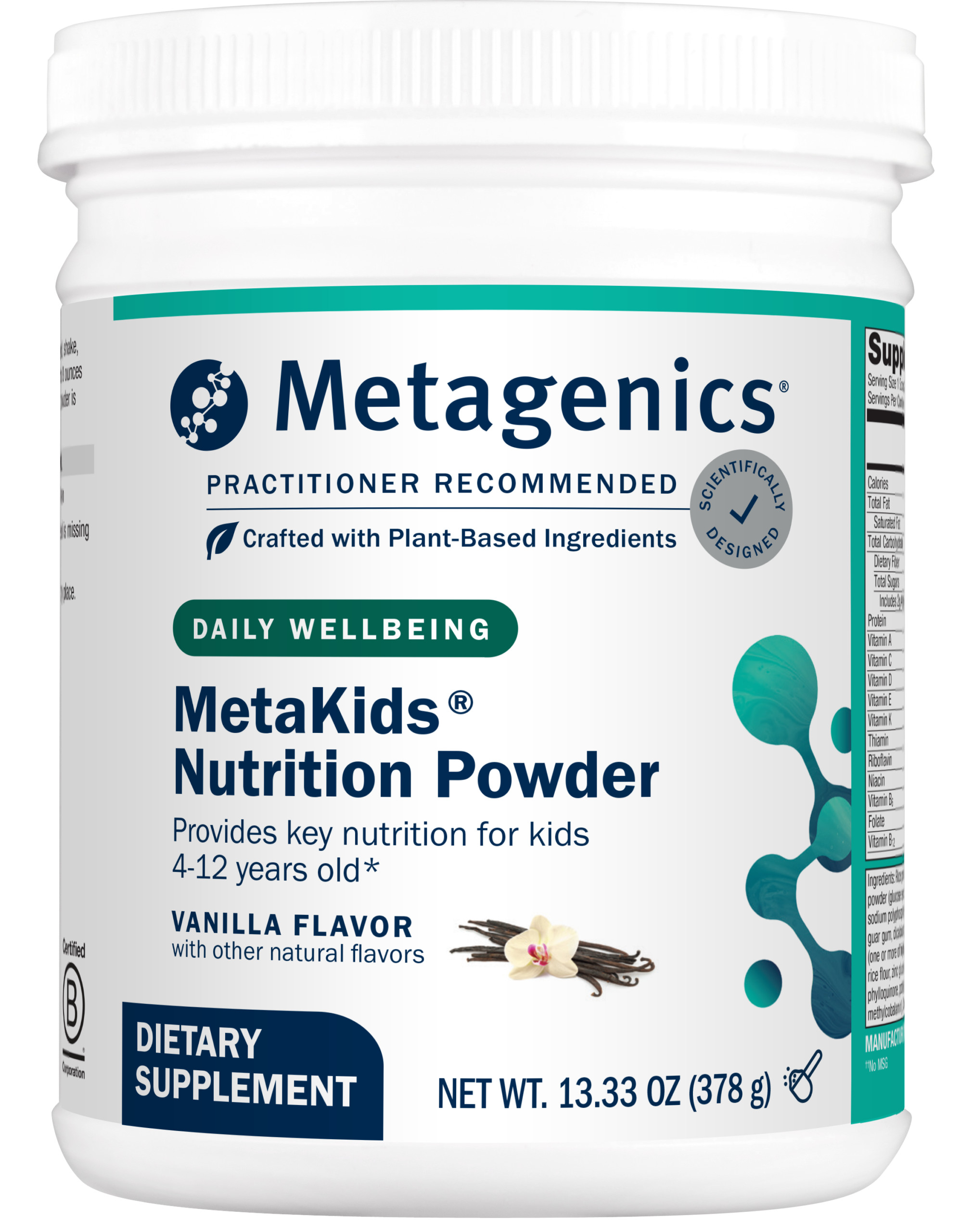 MetaKids Nutrition Powder Vanilla 1531107H1 28oz SHAKEVKID.png