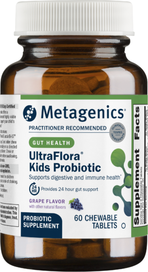 UltraFlora Meta Kids Probiotic 60T LME300D1 100cc UFCHEWKID.png
